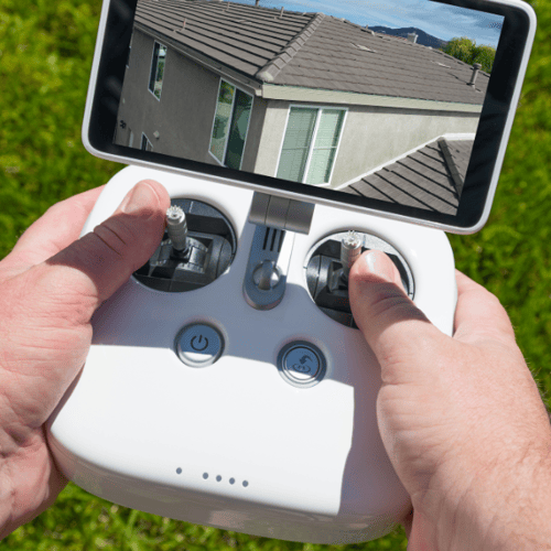 Drone + residential roof